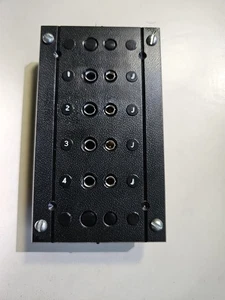 OMEGA PVC HIGH TEMP Universal K-Type Thermocouple Jack panel assembly 4 place - Picture 1 of 11