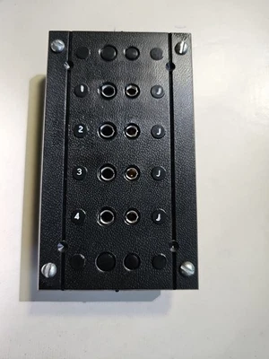 OMEGA PVC HIGH TEMP Universal K-Type Thermocouple Jack panel assembly 4 place - Image 1 of 4