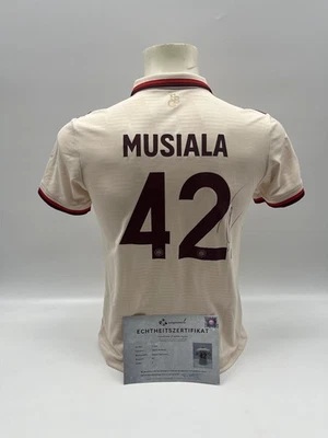 Bayern München Trikot Jamal Musiala signiert Autogramm Adidas COA S - Bild 1 von 4