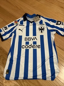 PUMA Monterrey CF 2023/24 Men's Authentic Home Jersey Sz L 705979 Soccer NWT - Picture 1 of 10