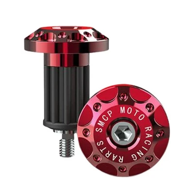 2 Pezzi Tappi Per Tappi Terminali Per Manubrio Moto In Lega Di Alluminio CNC IT - Immagine 1 di 4