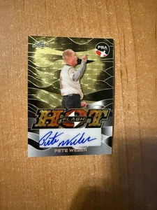 2025 Leaf Eclectic PBA - Pete Weber - Hot Flash Superfractor Auto #d 1/1 - Picture 1 of 2