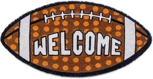 MAINEVENT Fall Football Door Mat 30x17 Inch Outdoor Coir Welcome Rug - Picture 1 of 4