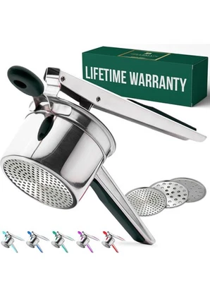 Bellemain Potato Ricer 15oz Stainless Steel Spaetzle Maker Black Medium - Image 1 of 4