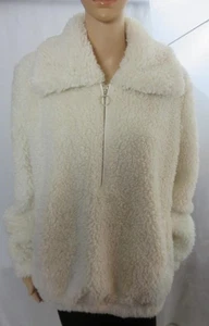 Show Me Your MuMu Kassidy Fleece Jacket Toasted Marshmallow Pullover  SZ XS - Picture 1 of 6
