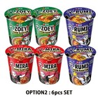 Nongshim Shin Ramyun K-pop Demon Hunters Cup Noodles SET ZOEY RUMI MIRA KOREA