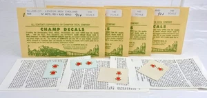 CHAMP HO HH-33 LEHIGH NEW ENGLAND 36" WHITE, RED, BLACK HERALD DECAL 4 PACK - Picture 1 of 1