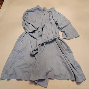 Jockey Robe Women's Plus Size 2X Blue 3/4 Sleeves Tie Closure Pre-owned - Picture 1 of 6