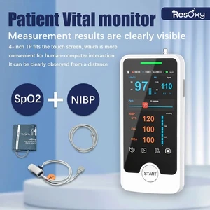 4" - Tragbarer Patientenmonitor Vital Signs - SPO2, NIBP Handheld Patientenmonitor - Bild 1 von 9