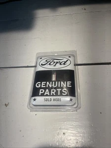 Ford Lichtschalter Blech Abdeckung Originalteile Service Garage Gas Öl Bar Kneipe Schild - Bild 1 von 3