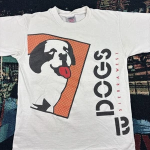 Herren Vintage Big Dogs Sierra West weiß Wickel T-Shirt Large - Bild 1 von 12