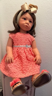 Lee Middleton Doll  26" "DREAMER" Sculpt By Artist Eva Helland - Image 1 of 4