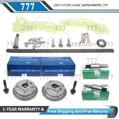 Timing Chain Kit VVT Sprockets Solenoid Fit For 2007-2016 Mini Cooper 1.6L L4 - Image 1 of 4