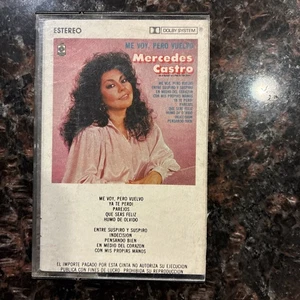 Mercedes Castro - Me Voy, Pero Vuelvo - Cassette Tape *Tested - Picture 1 of 20