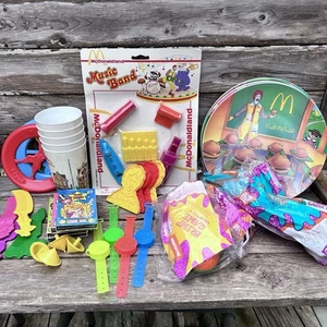 McDonald's Vintage Toys Prizes Happy Meal Party Favors for 4 Kids - Picture 1 of 11