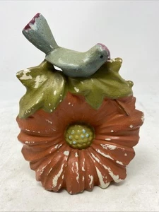 Vintage 1940s Original McCoy Song Bird Wall Pocket Sunflower - Picture 1 of 17