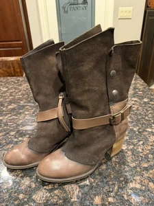67 SixtySeven Anthropologie Women’s Western Boho Boots Size 40 - Picture 1 of 7