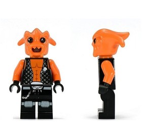 Lego Minifigure Space Police 3 Alien - Kranxx Sets 5970, 5974 New