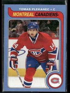 2008-09 O-Pee-Chee #64 Tomas Plekanec Montreal Canadiens 1979-80 Retro Card - Picture 1 of 2
