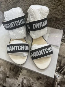 JIMMY CHOO ' Ankle Wrap Sandals Uk 3.5 Eu 36.5 RRP £400 - Picture 1 of 6