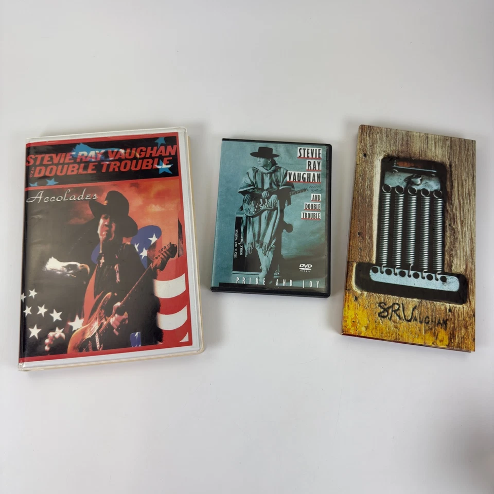 Stevie Ray Vaughan Accolades CD Set  + Pride & Joy DVD + SRV 3 CD/ 1 DVD Set - Image 1 of 4