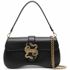Bolso de hombro genuino JUST CAVALLI para mujer negro - 79RA4BA1ZSA89899 - Imagen 1 de 4