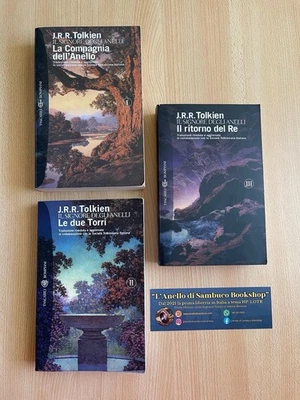 J.R.R. Tolkien Il Signore Degli Anelli Traduzione Alliata Trilogia Bompiani 2005 - Immagine 1 di 4