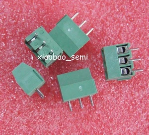 100pcs 3.96mm Pitch 3 pin 3 way Straight Pin PCB Screw Terminal Blocks Connector - Picture 1 of 1