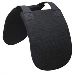 Schwarz BUILD UP WITHER PAD mit Nylonriemen für Pferdesattel bessere Komfortpassform - Bild 1 von 1