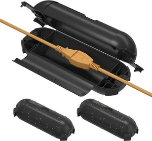 Paquete de 2 cubiertas de seguridad de cable de extensión para exteriores BN-LINK, resistente a la intemperie - Imagen 1 de 9