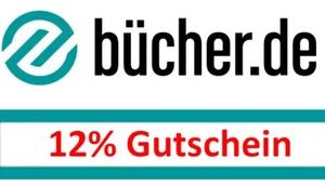buecher.de Online Gutschein Code 12%, 25€ Mindestbestellwert, schneller Versand - Bild 1 von 3