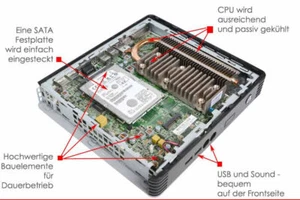 COMPUTER PC FÜR WINDOWS XP FÜR KLEINE SPIELE DIRECTX 9C 3D GRAFIK RADEON M734 - Bild 1 von 8