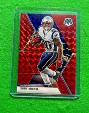 SONY MICHEL MOSAIC RED HYPER PRIZM CARD NEW ENGLAND PATRIOTS 2020 PANINI MOSAIC 
