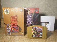 Legend of Zelda Ocarina of Time/Majoras Mask BOX N64 Nintendo(Game Not Included)