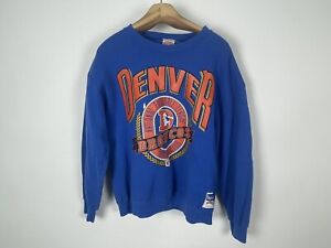 Nutmeg Blue Vintage 1994 Denver Broncos Sweater Pull Over NFL - Great Condition