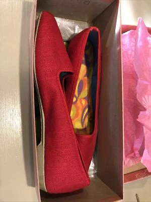 Vintage Kedettes Made In USA  Red Canvas Shoes - Image 1 of 4