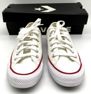 Converse Unisex White Chuck Taylor All Star Low Size M 4.5 W 6.5 Sneakers - Picture 1 of 8