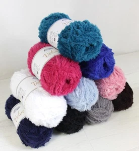 (79,5€/kg) 100gr VELVET Rellana kuschelweich passend zu Regenbogen Velvet Bobbel - Picture 1 of 14