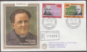 VATICAN Sc #526-7.5 FDC X 2 STAMPS ORATORIO "HALELUJAH" by PEROSI