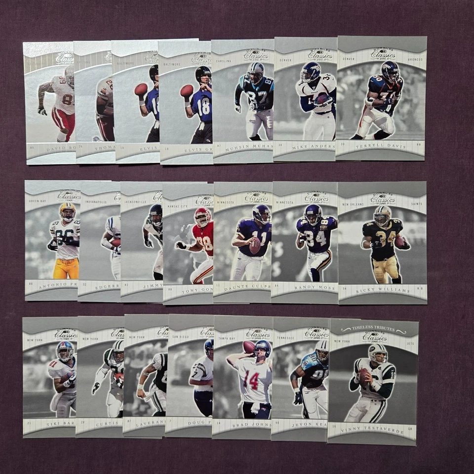 2001 Donruss Classics Football - - - Pick a Card - - - Complete a Set - Image 1 of 1