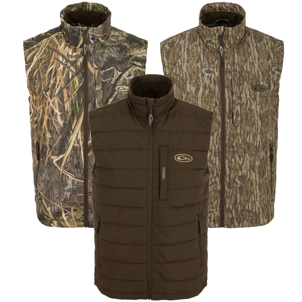 Drake Waterfowl MST Synthetic Down Packable Vest - Image 1 of 4