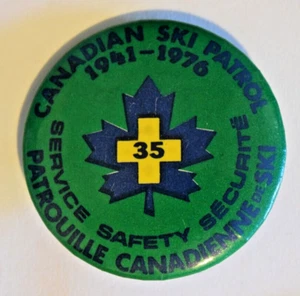 Canadian Ski Patrol 1941-1976 Ski Pin - Picture 1 of 3