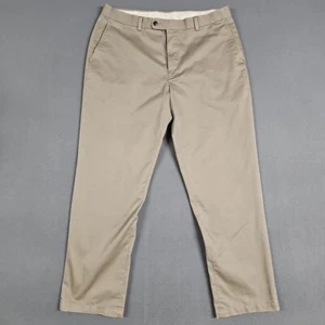 Joseph & Feiss Pants Mens 38x32* Beige Khaki Straight Leg Cotton Casual Office - Picture 1 of 9