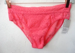 Hanky Panky L Panties cheeky brief Daily lace bikini PINKISH DAHLIA NWT $34 - Picture 1 of 5
