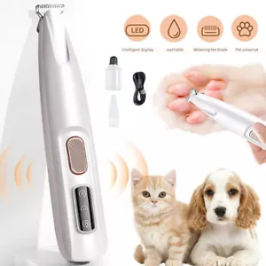 Elektro Tierhaarschneider Trimmer Tier Pfoten Haar Toes Rasierer Für Hund Katze - Bild 1 von 13