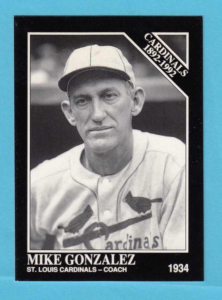 1991 The Sporting News # 655 Mike Gonzalez --  Cardinals  -- Box 125 - Image 1 of 1