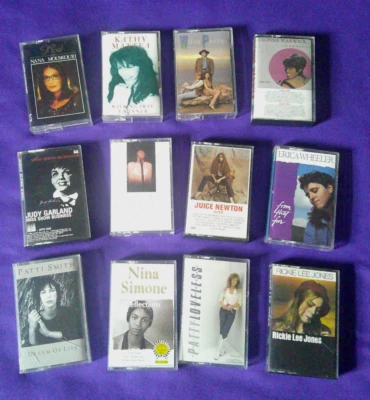 Legendary Female Performers on 12 Audio Cassettes - Nina Simone, Judy Garland - Image 1 of 4