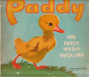 Nettie Weber,- Paddy The Fuzzy Wuzzy Duckling- A Fuzzy Wuzzy Book Whitman 1949 - Bild 1 von 1