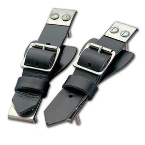 Sujetadores de panel de correa de cuero Demon Tweeks - ideales para histórico/clásico - Imagen 1 de 1