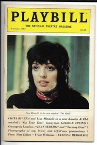 Liza Minnelli Playbill (National Edition) February 1984 Issue - Picture 1 of 2